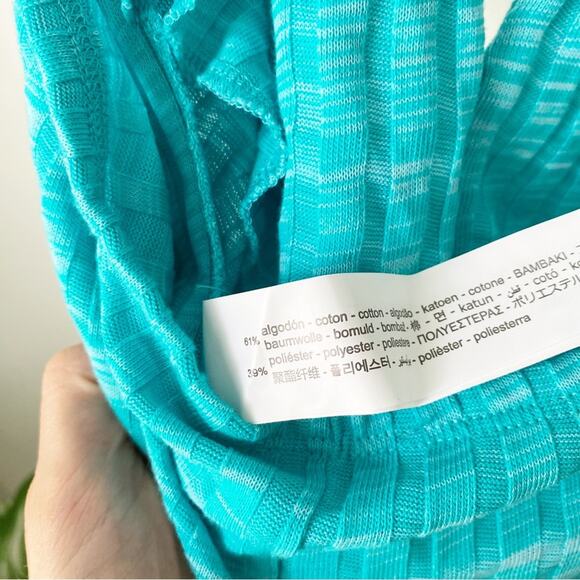 Zara Ribbed Halter Flare Jumpsuit - Picture 15 of 16